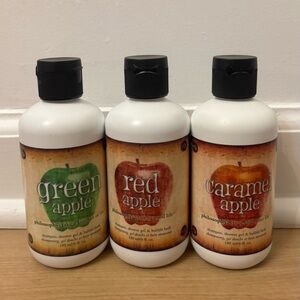 Philosophy Bobbing For Apples Gift Set Shower Gel Shampoo Bubble Bath 3 Bottles